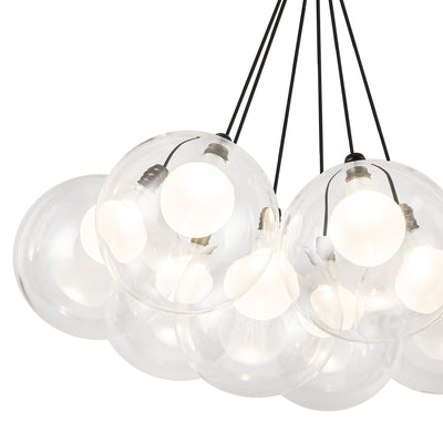 Bolla 17-in Steel Chandelier