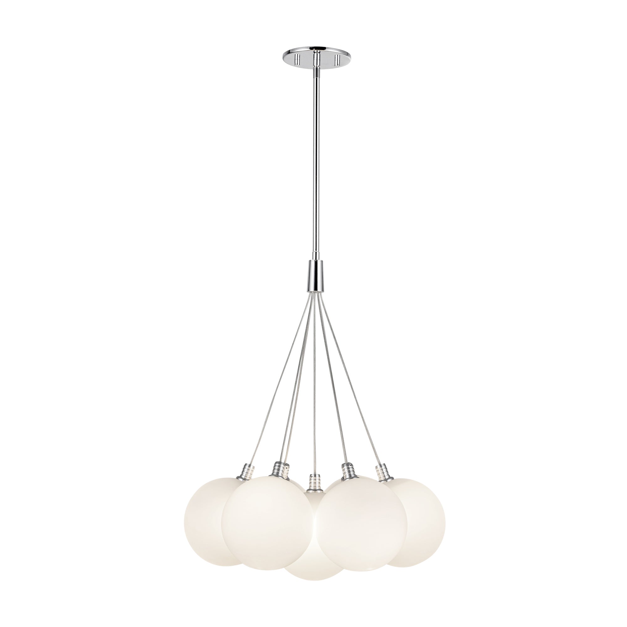 Bolla 17-in Steel Chandelier
