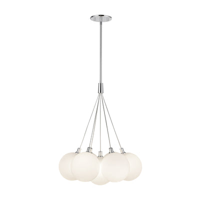 Bolla 17-in Steel Chandelier