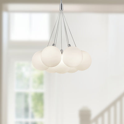 Bolla 17-in Steel Chandelier