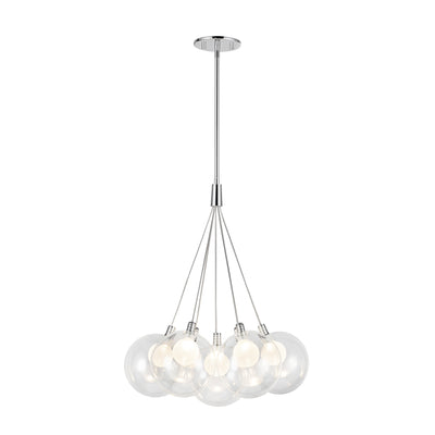 Bolla 17-in Steel Chandelier