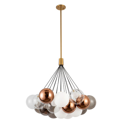 Bolla 28-in Steel Chandelier
