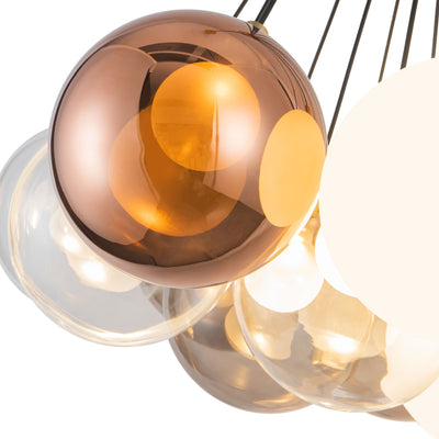 Bolla 28-in Steel Chandelier