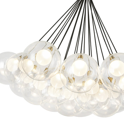 Bolla 28-in Steel Chandelier