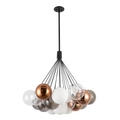 Bolla 28-in Steel Chandelier