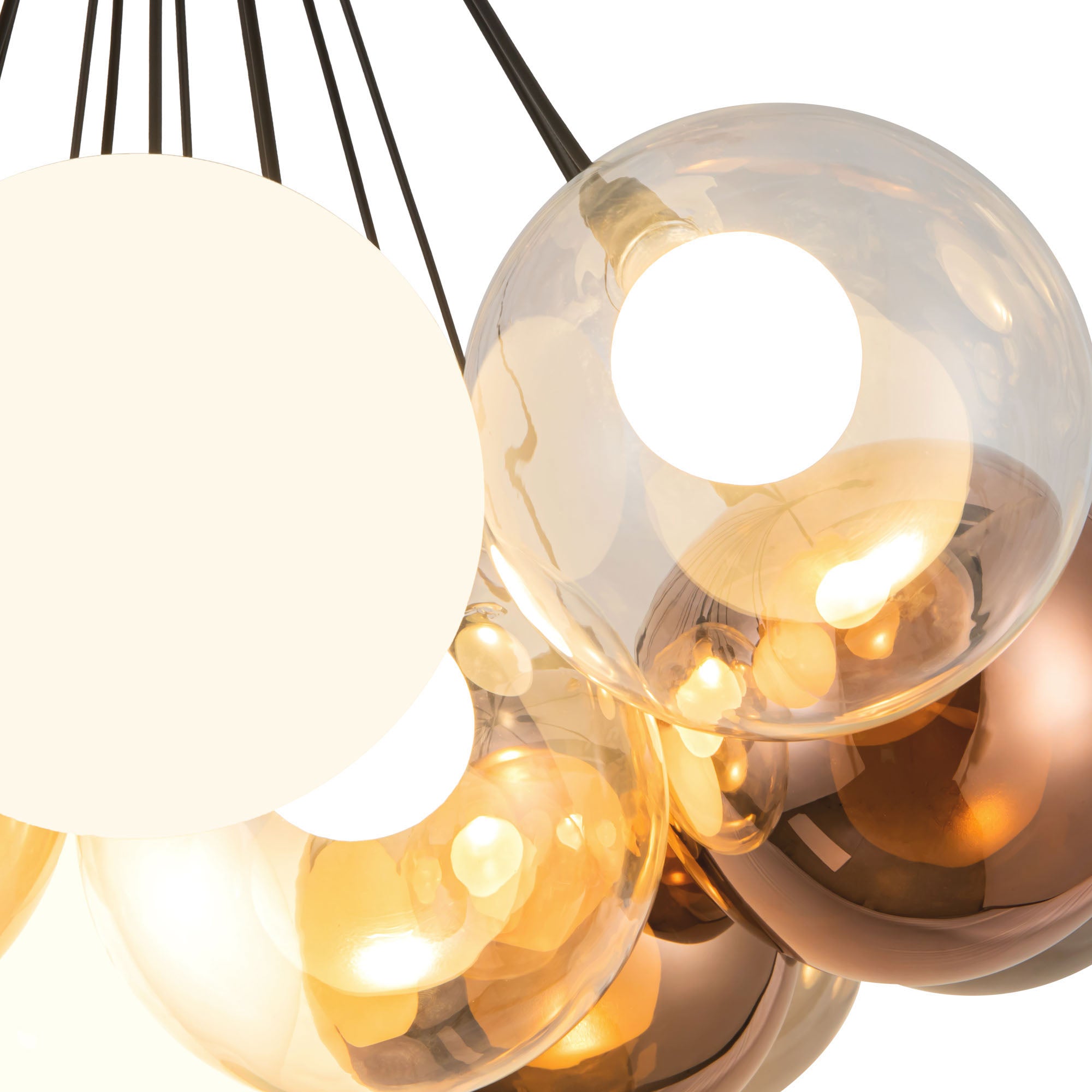 Bolla 28-in Steel Chandelier