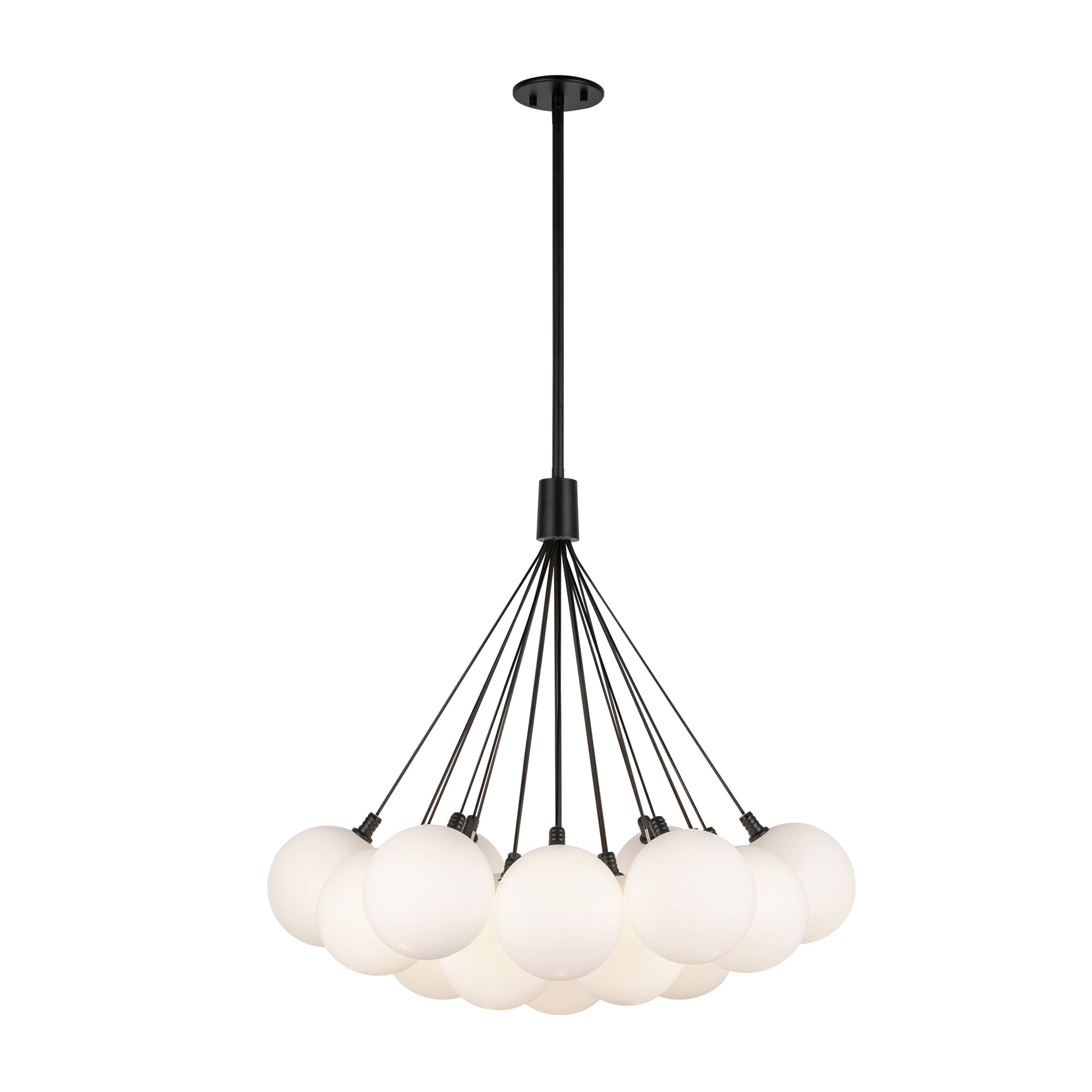 Bolla 28-in Steel Chandelier