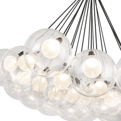 Bolla 28-in Steel Chandelier