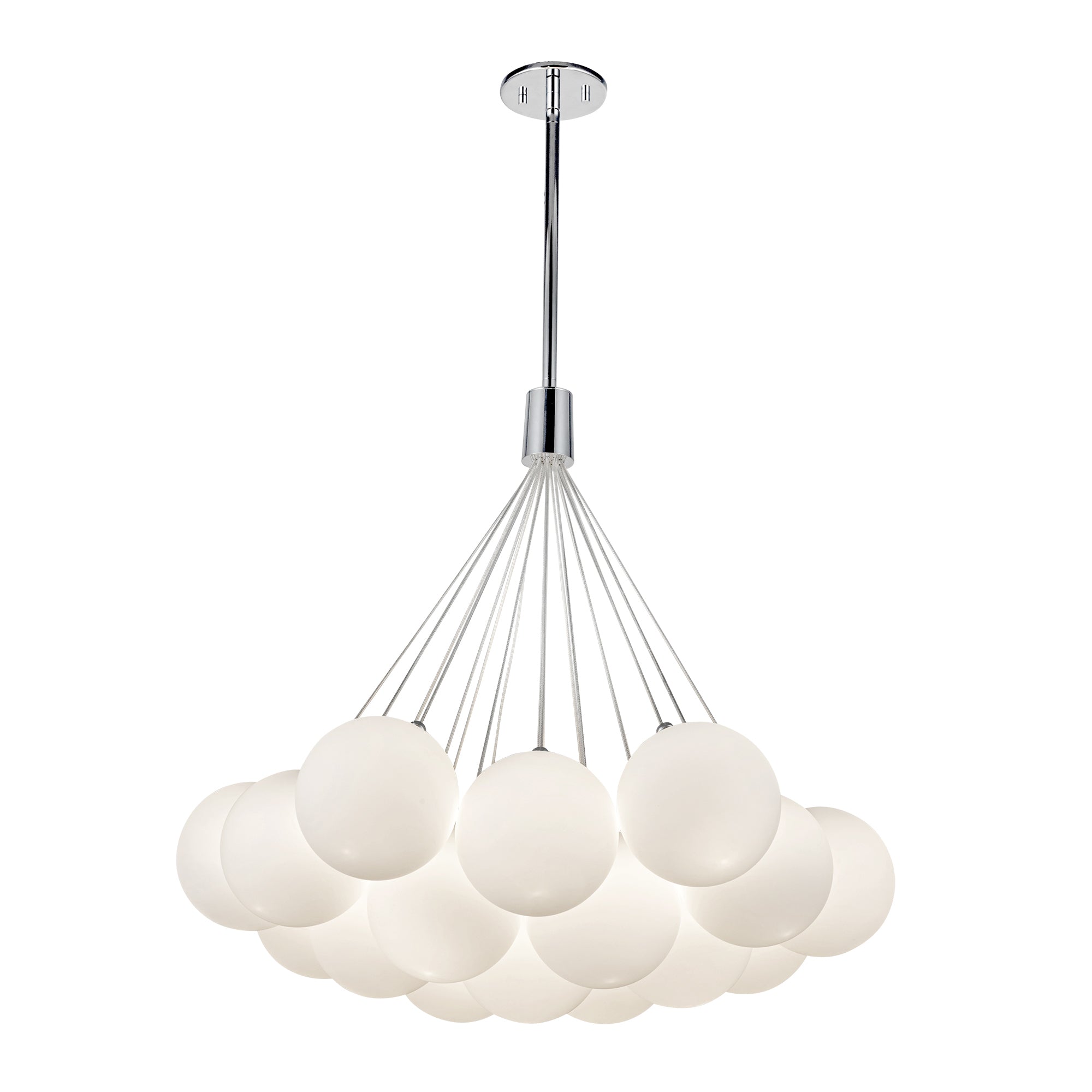 Bolla 28-in Steel Chandelier