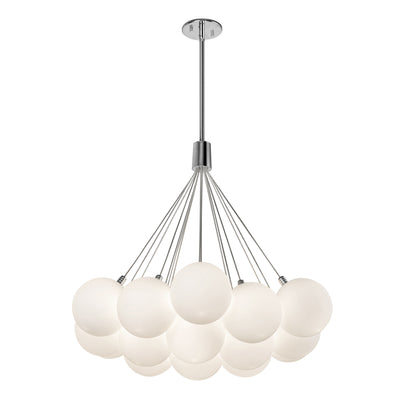 Bolla 28-in Steel Chandelier