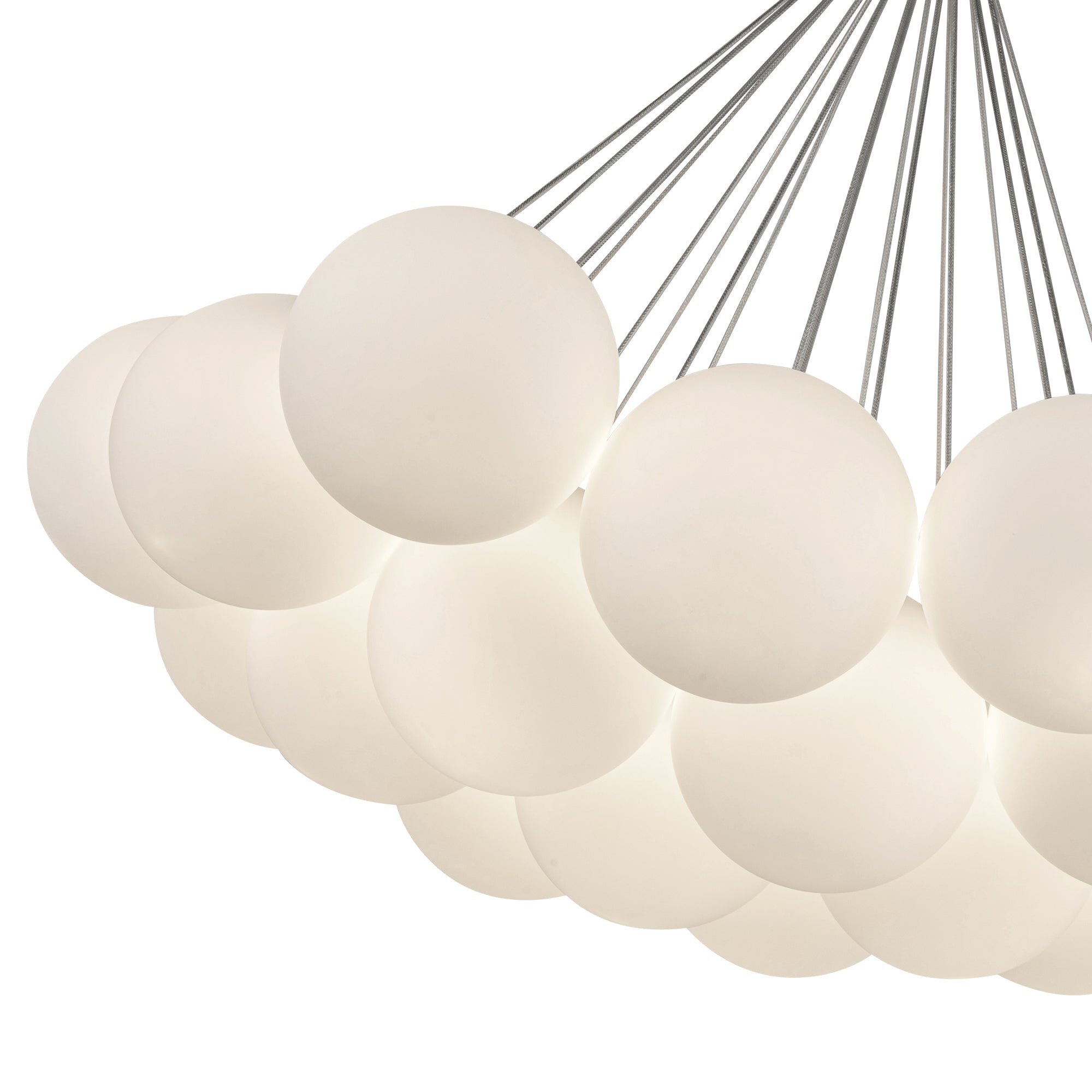 Bolla 28-in Steel Chandelier