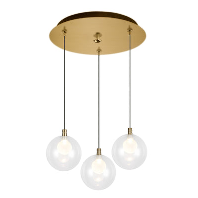 Bolla 12-in Steel Multi Pendant
