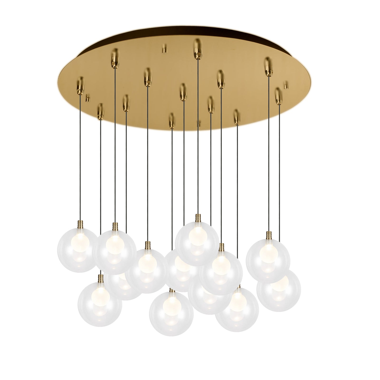 Bolla 25-in Steel Multi Pendant