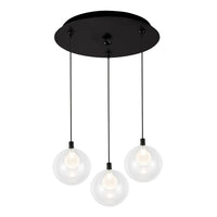 Bolla 12-in Steel Multi Pendant