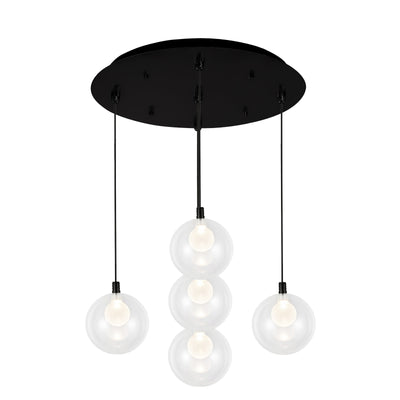 Bolla 16-in Steel Multi Pendant