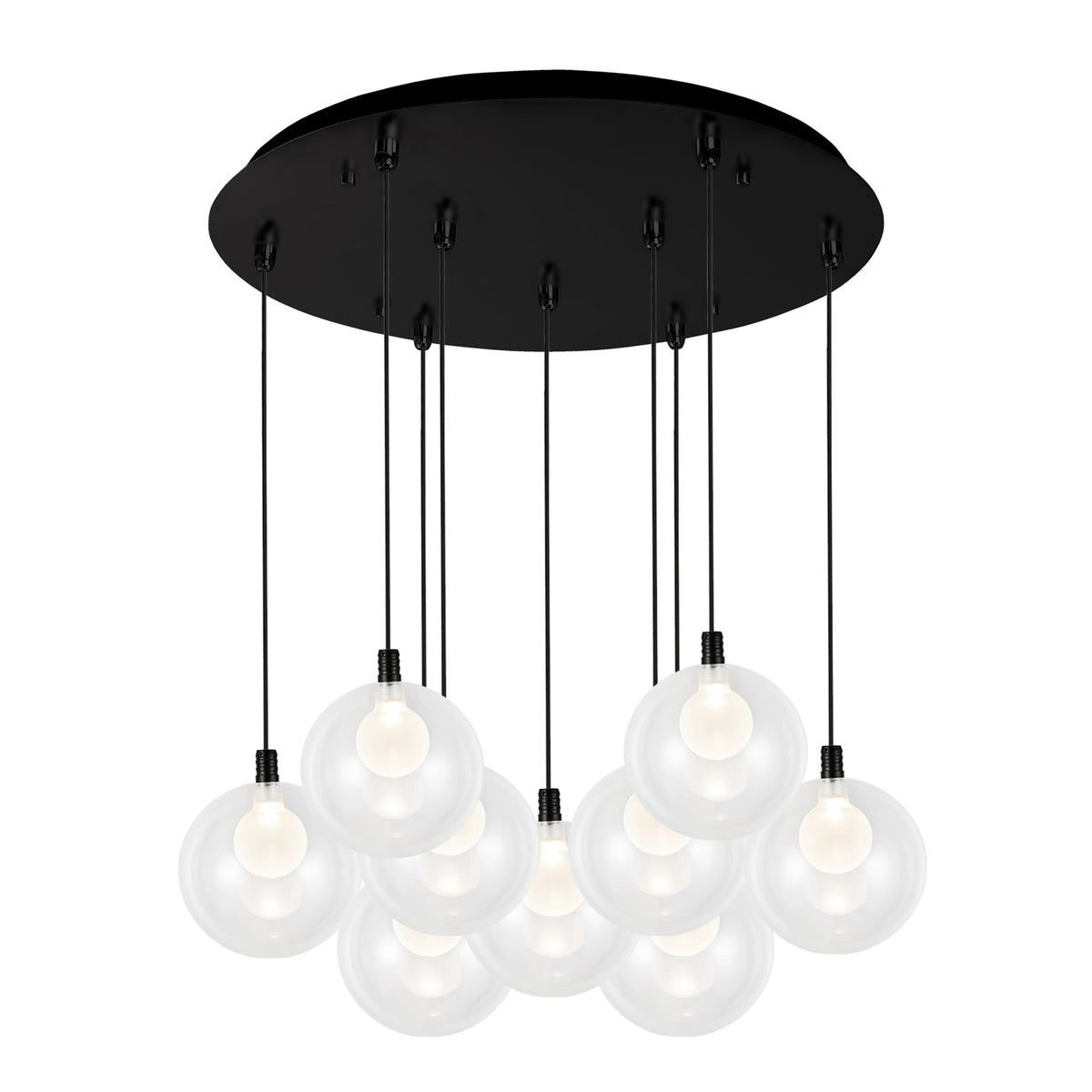 Bolla 20-in Steel Multi Pendant