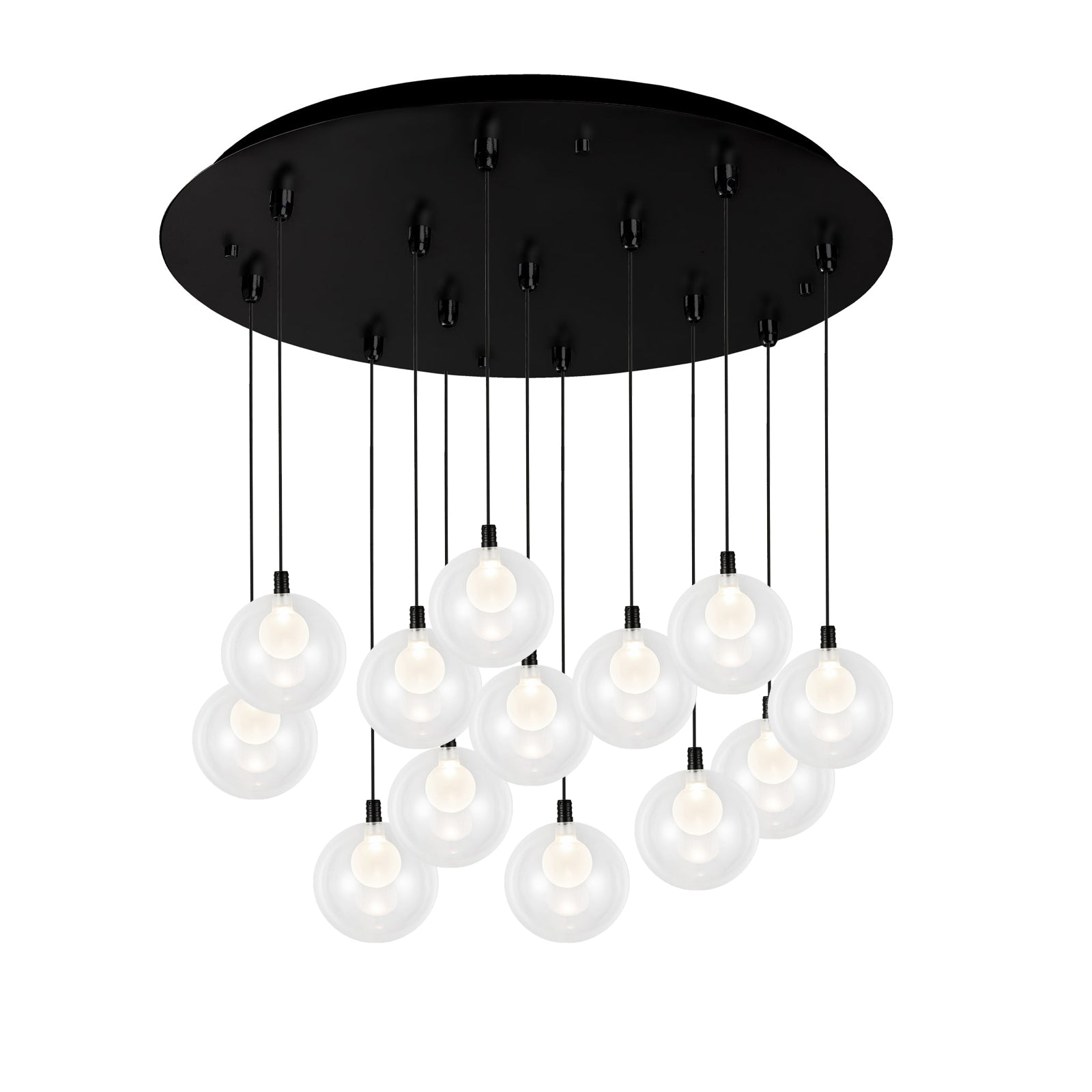 Bolla 25-in Steel Multi Pendant
