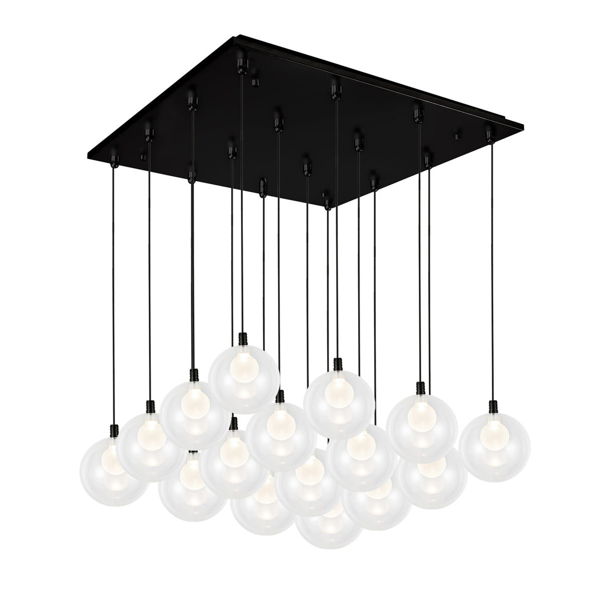 Bolla 21-in Steel Multi Pendant