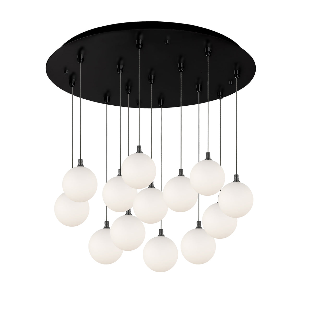 Bolla 25-in Steel Multi Pendant