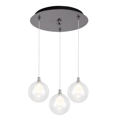 Bolla 12-in Steel Multi Pendant