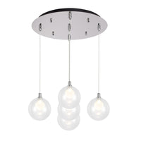 Bolla 16-in Steel Multi Pendant