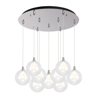 Bolla 20-in Steel Multi Pendant