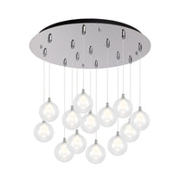 Bolla 25-in Steel Multi Pendant
