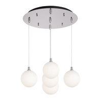 Bolla 16-in Steel Multi Pendant