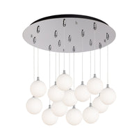 Bolla 25-in Steel Multi Pendant
