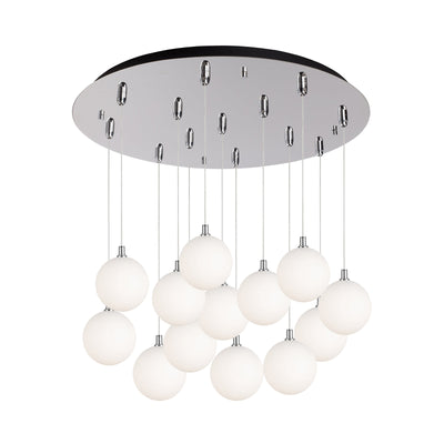 Bolla 25-in Steel Multi Pendant