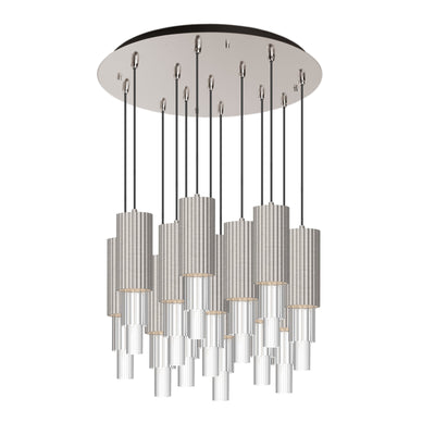 Bordeaux 24-in Steel Multi Pendant