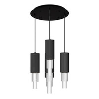 Bordeaux 15-in Steel Multi Pendant
