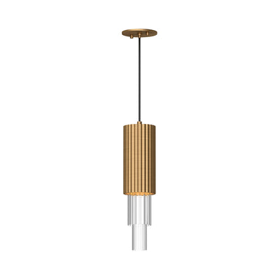 Bordeaux 4-in Steel Pendant