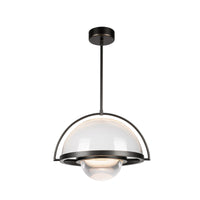 Bowery 16-in Steel Pendant