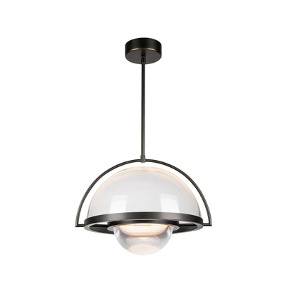 Bowery 16-in Steel Pendant