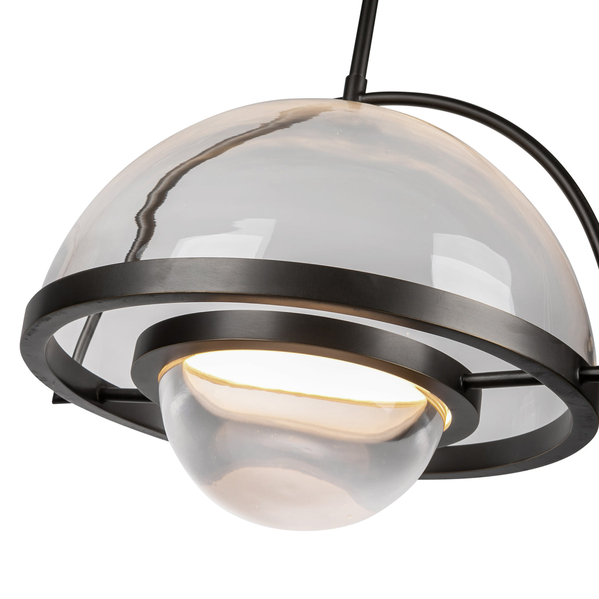 Bowery 16-in Steel Pendant