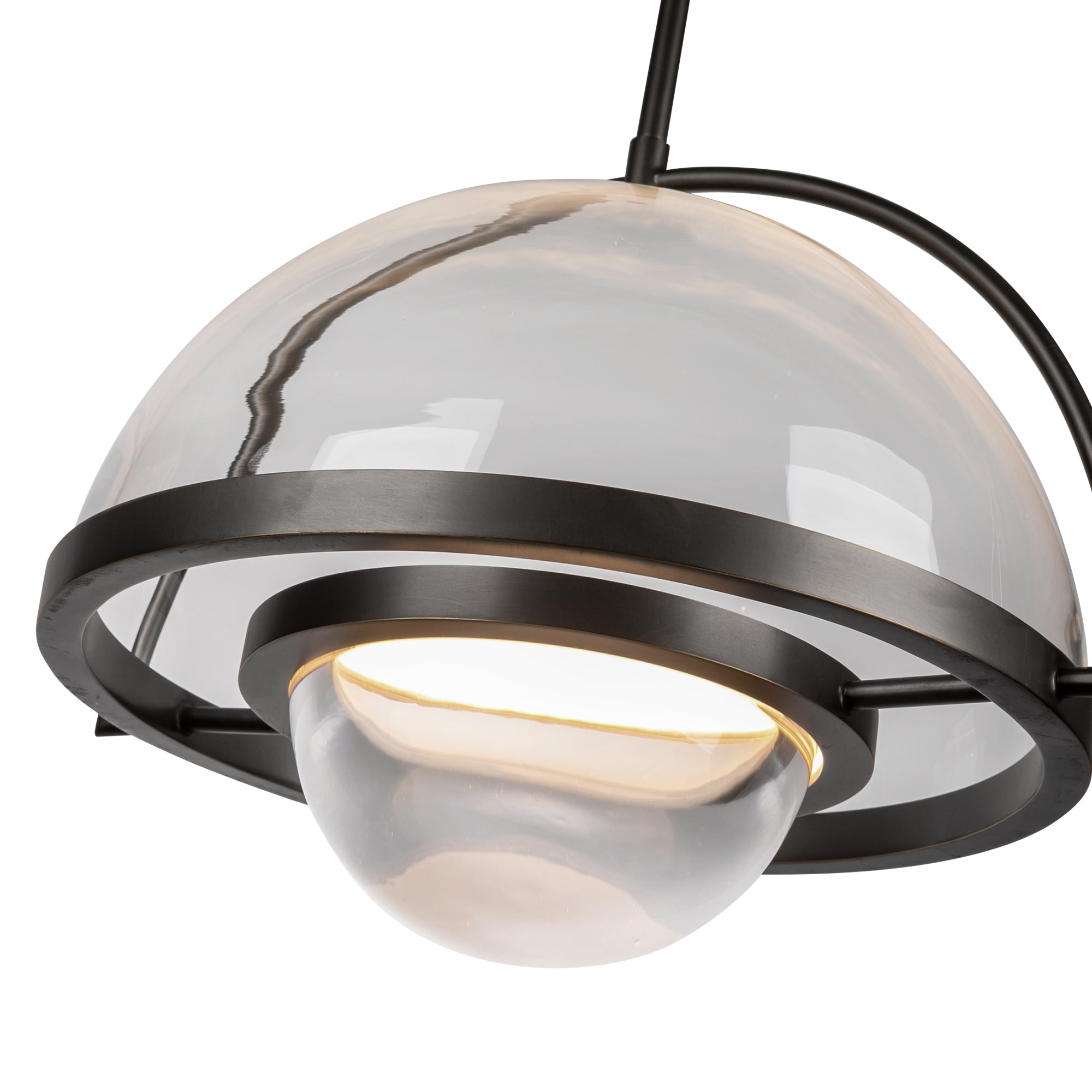 Bowery 16-in Steel Pendant