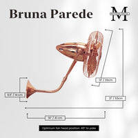 13-Inch Bruna Parede Directional Metal Wall Fan
