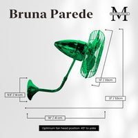 13-Inch Bruna Parede Directional Metal Wall Fan