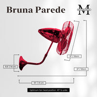 13-Inch Bruna Parede Directional Metal Wall Fan