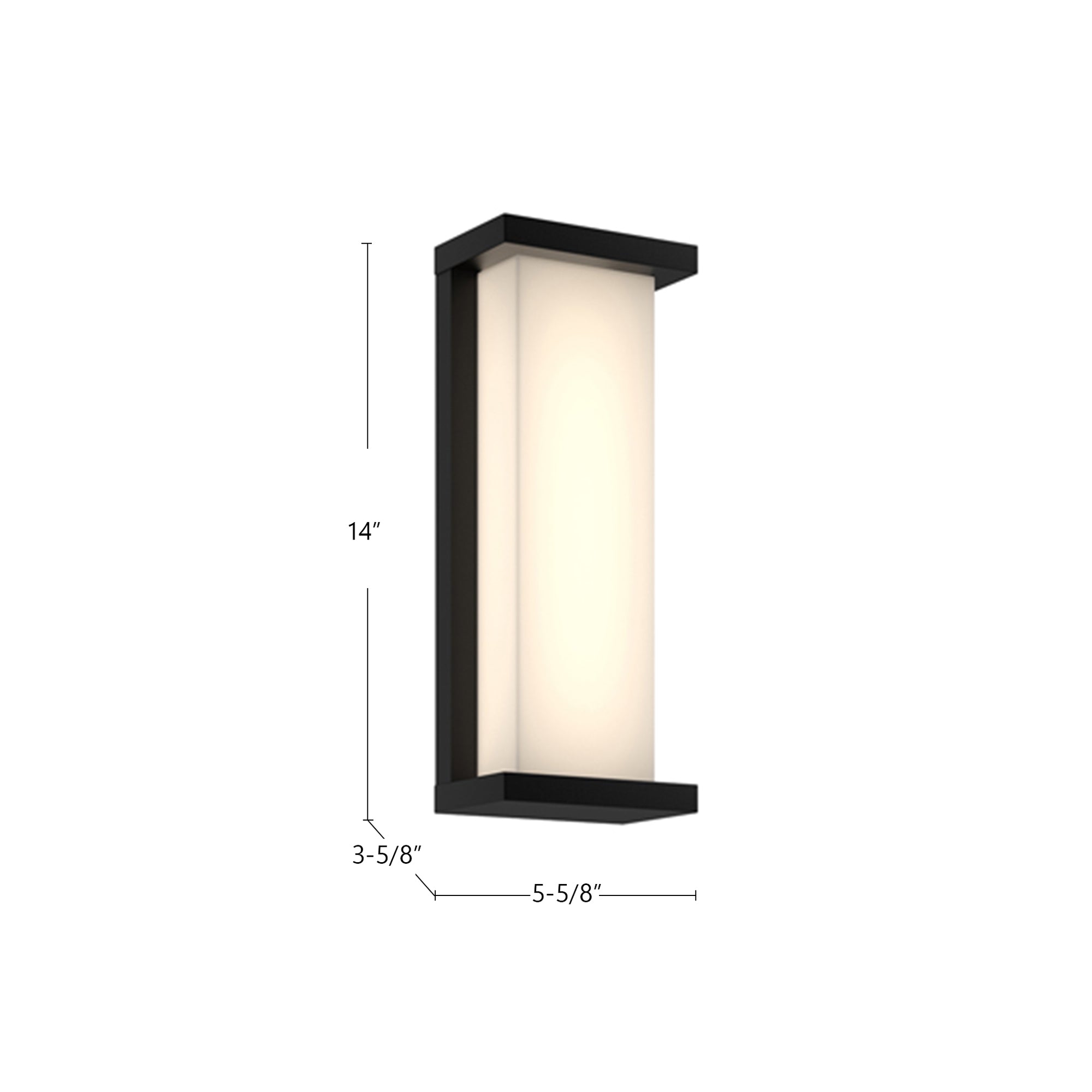 Bravo 14-in Aluminum Outdoor Wall Sconce