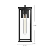 Brentwood 17-in Steel Outdoor Wall Sconce