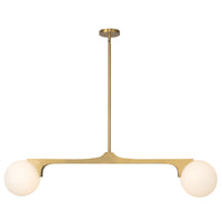 Briar 47-in Aluminum Linear Pendant