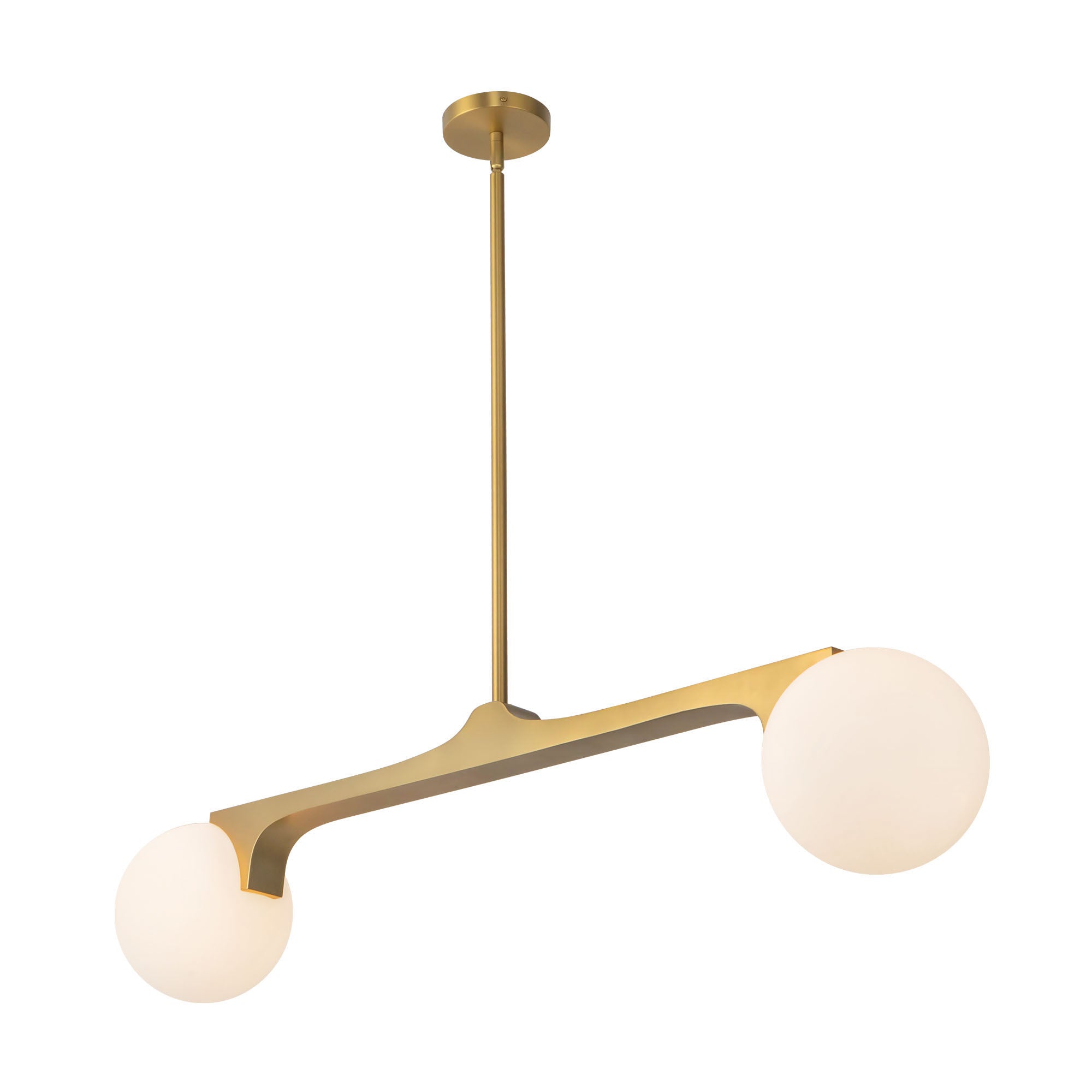 Briar 47-in Aluminum Linear Pendant