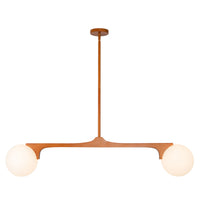 Briar 47-in Aluminum Linear Pendant