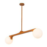Briar 47-in Aluminum Linear Pendant