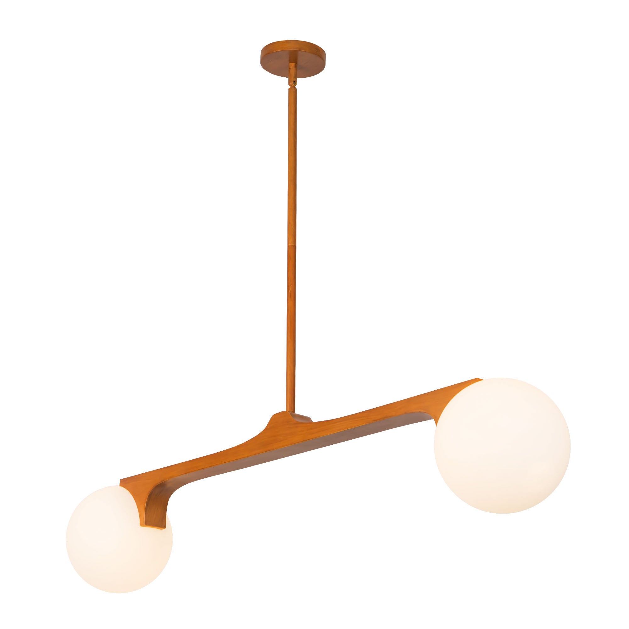 Briar 47-in Aluminum Linear Pendant