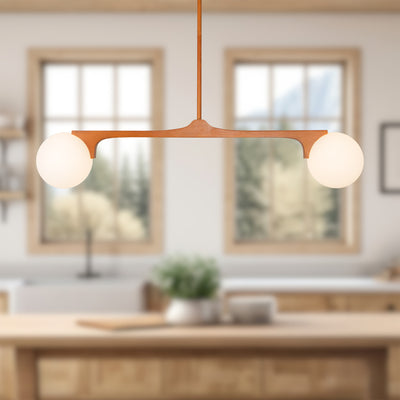 Briar 47-in Aluminum Linear Pendant