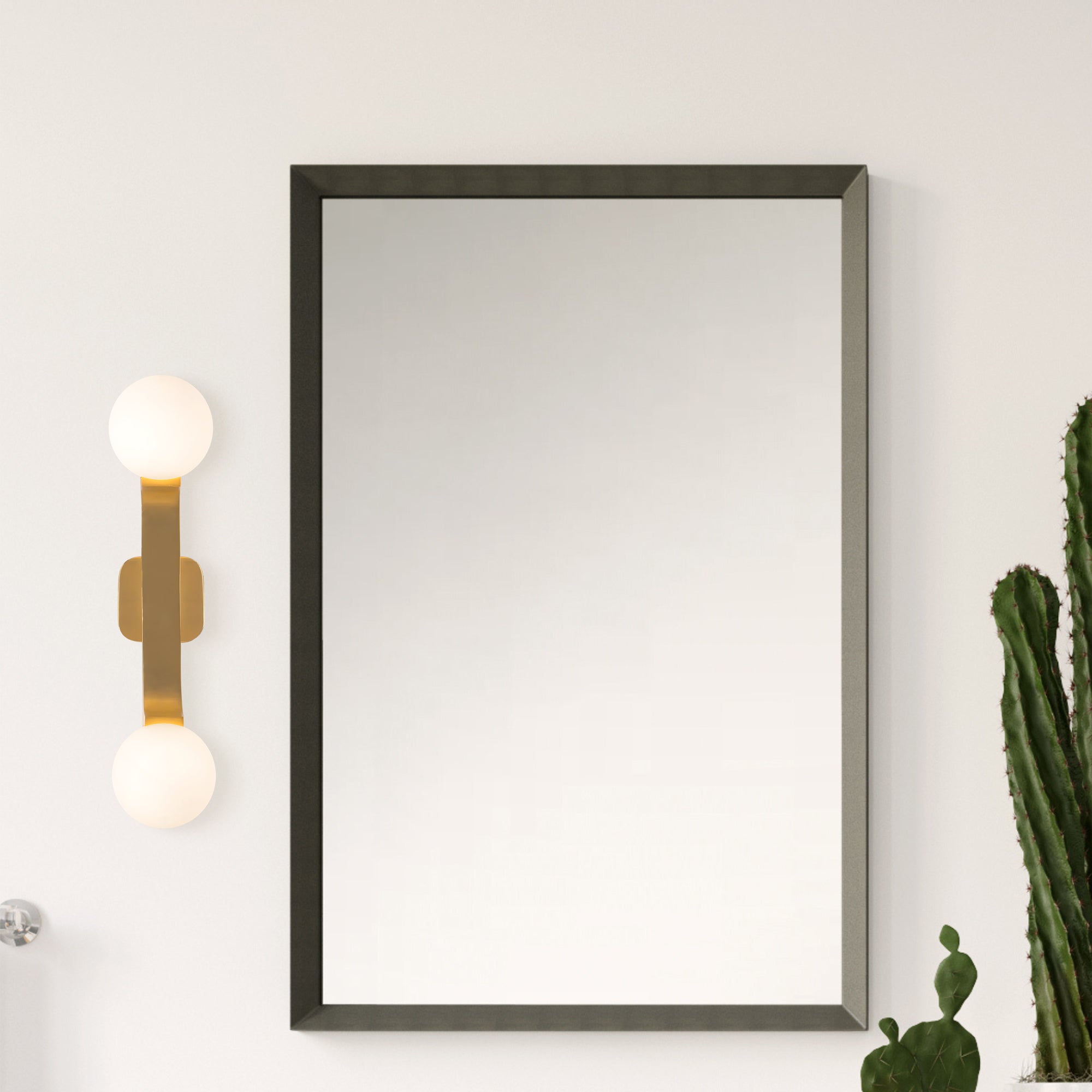 Briar 22-in Aluminum Steel Wall Sconce