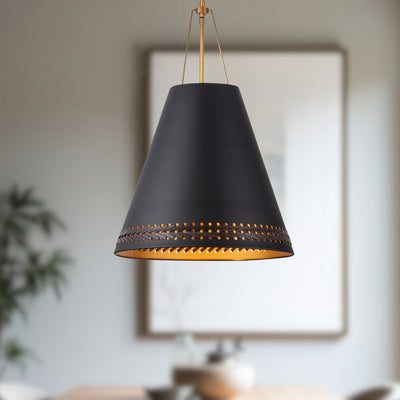 Brickell 20-in Steel Pendant